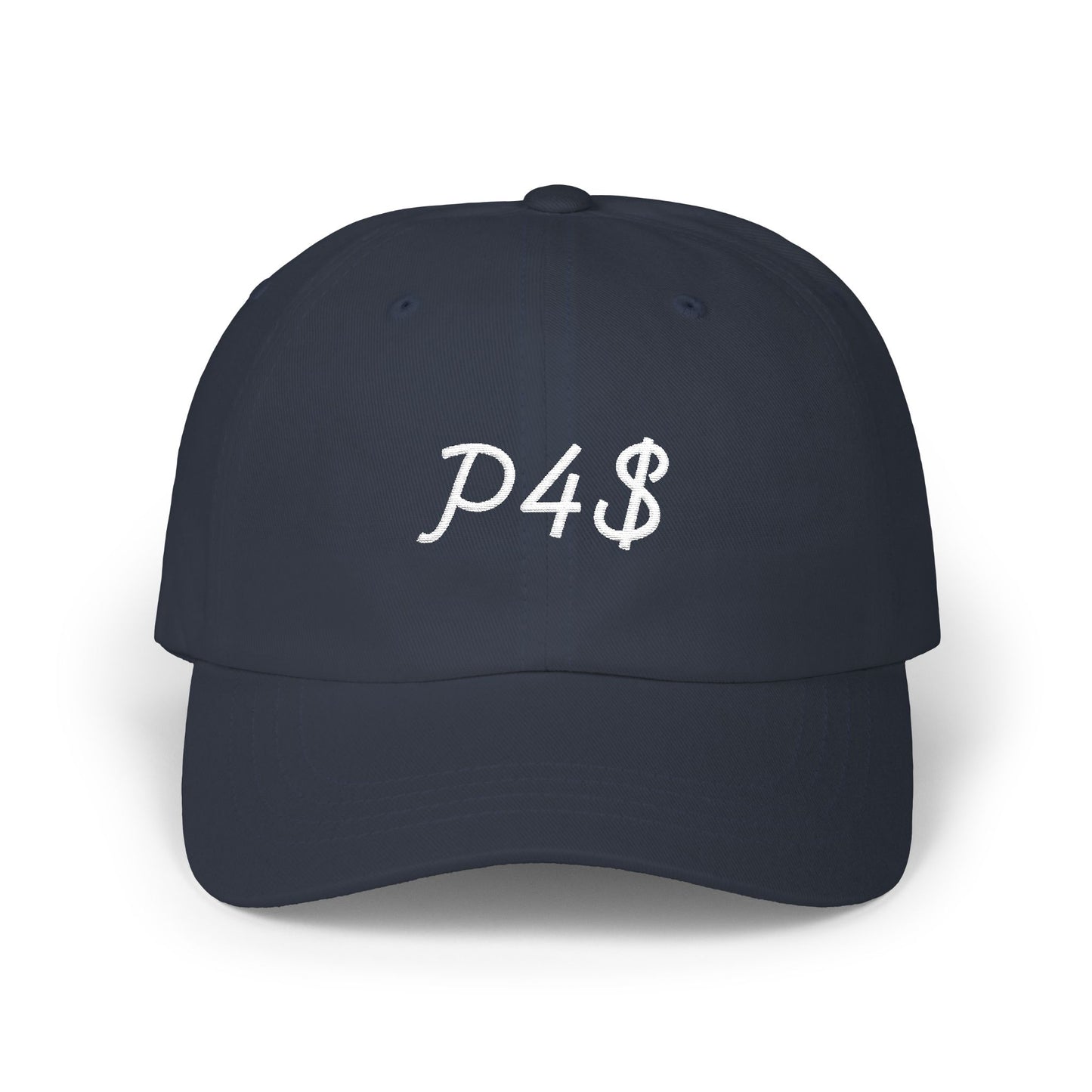 Classic Dad Hat - White P4$