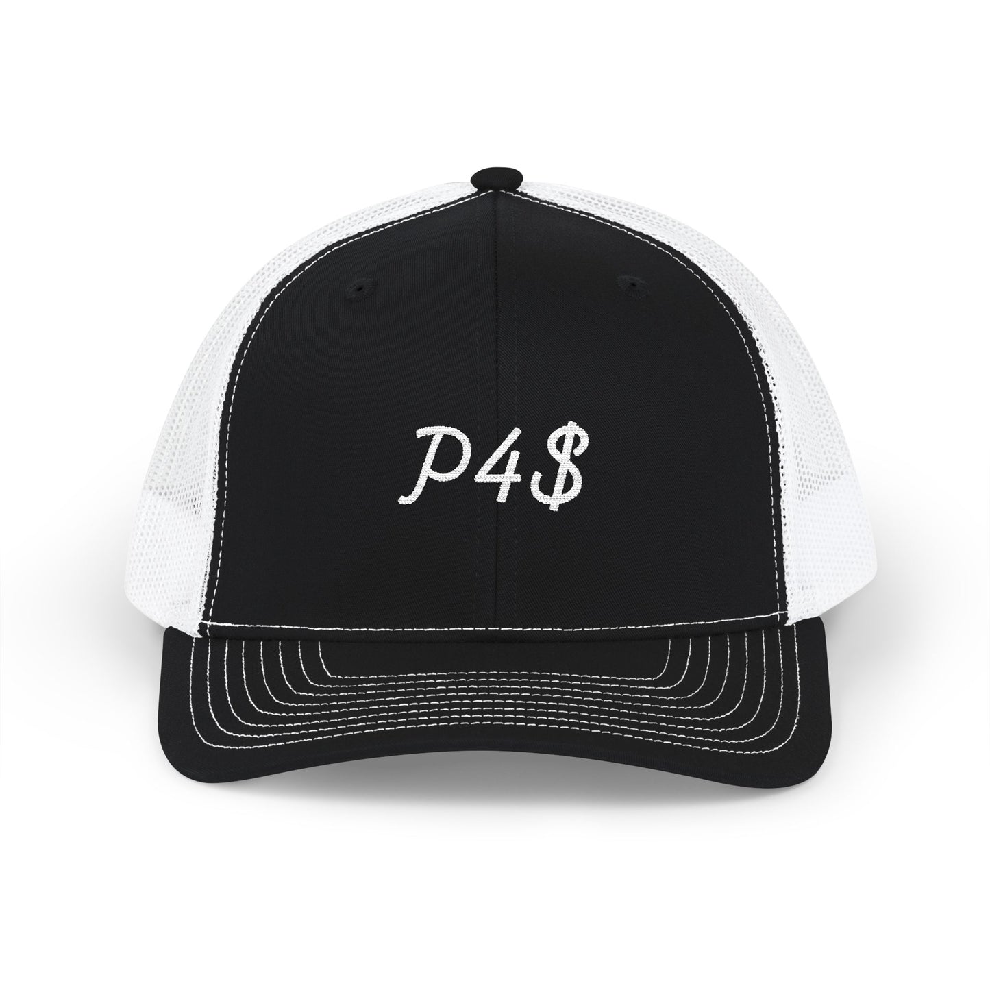 Snapback Trucker Cap with Embroidery - White Logo