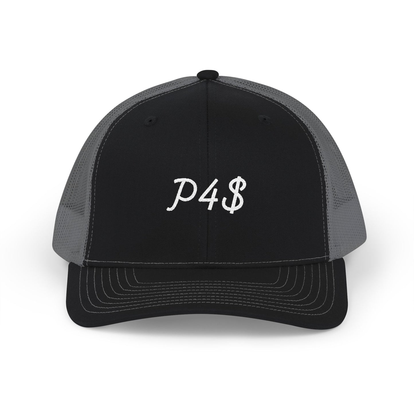 Snapback Trucker Cap with Embroidery - White Logo