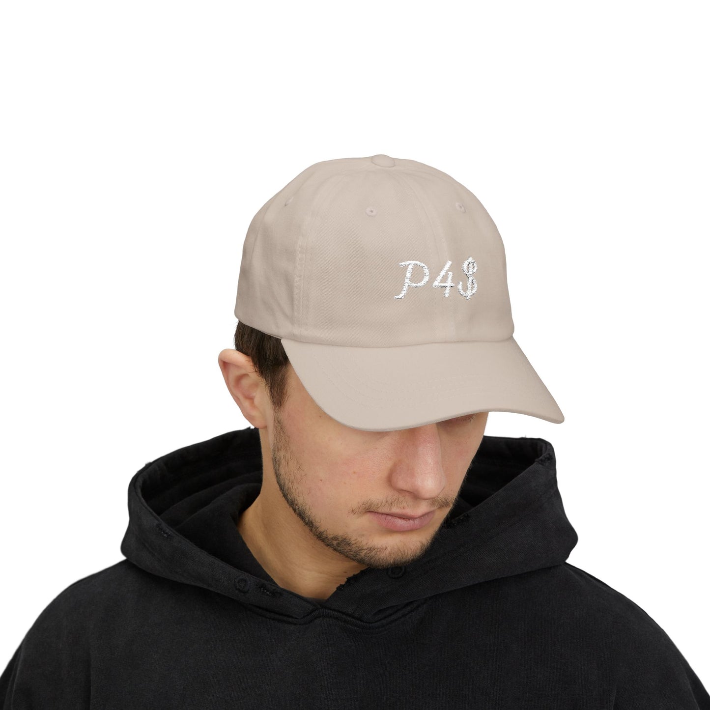 Classic Dad Hat - White P4$