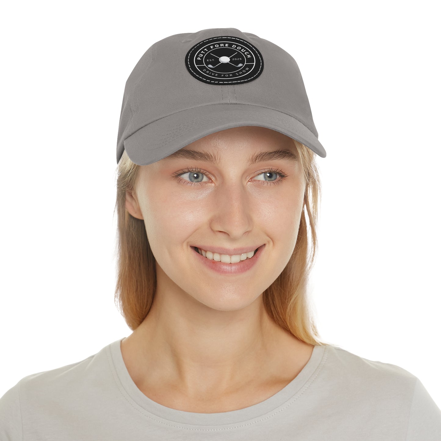 Leather Patch Dad Hat