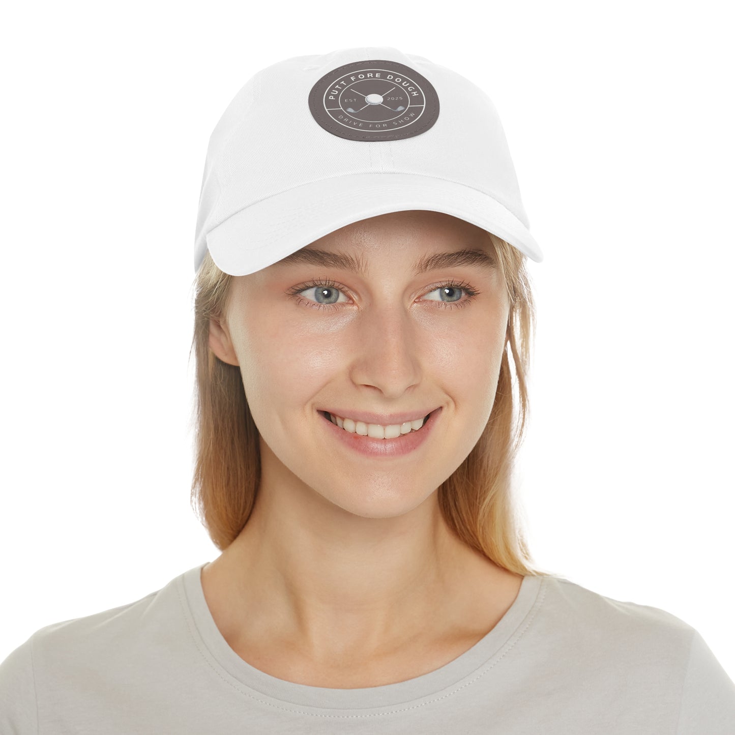 Leather Patch Dad Hat