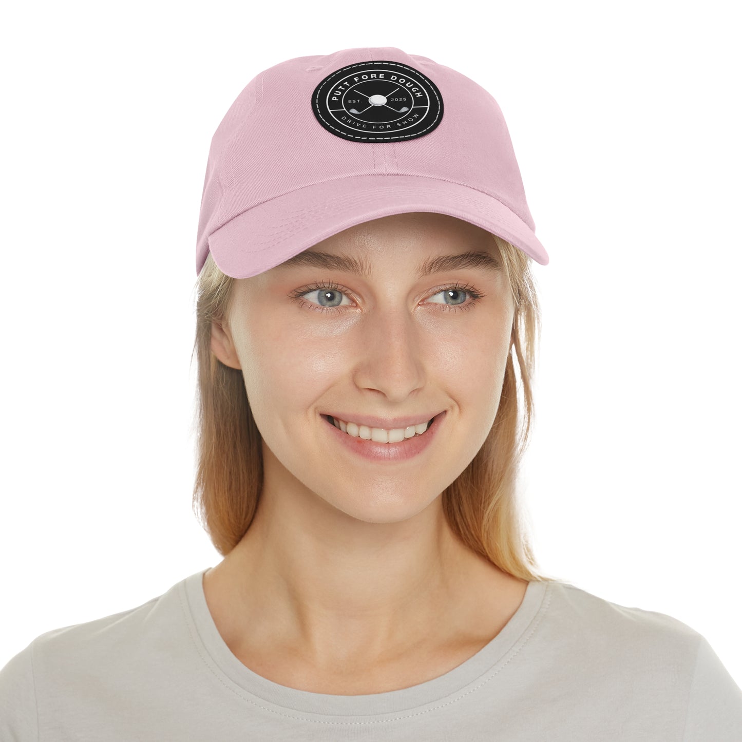 Leather Patch Dad Hat