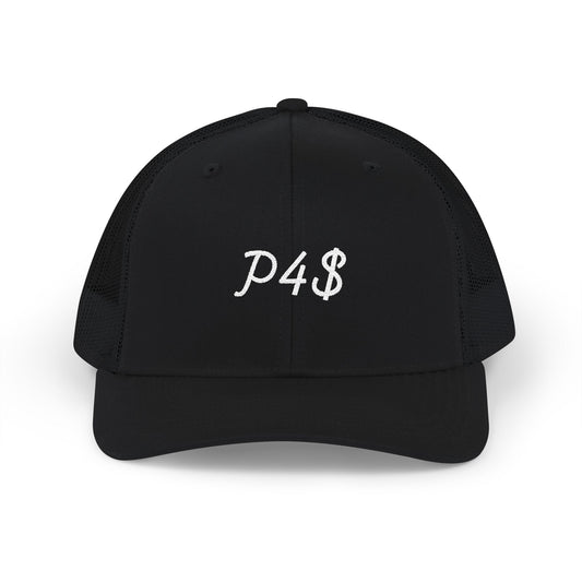 Snapback Trucker Cap with Embroidery - White Logo