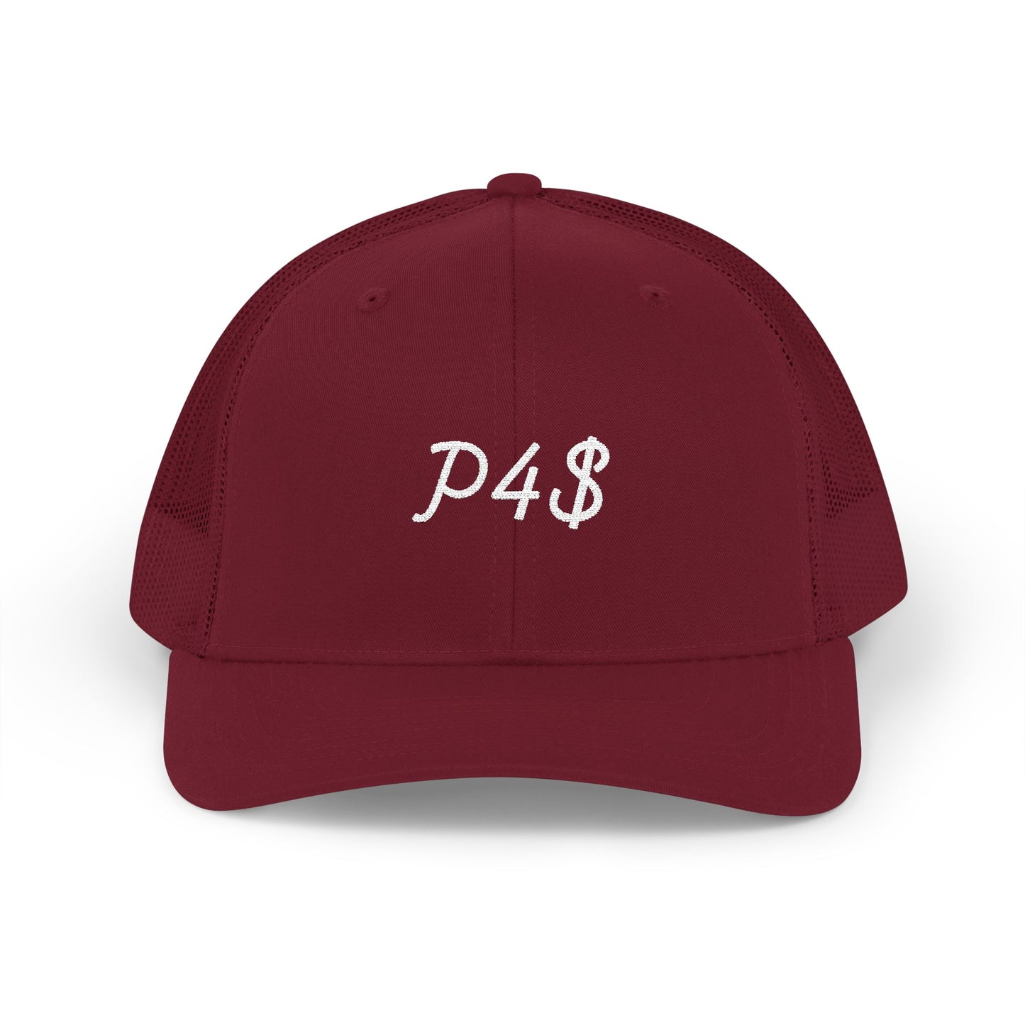 Snapback Trucker Cap with Embroidery - White Logo