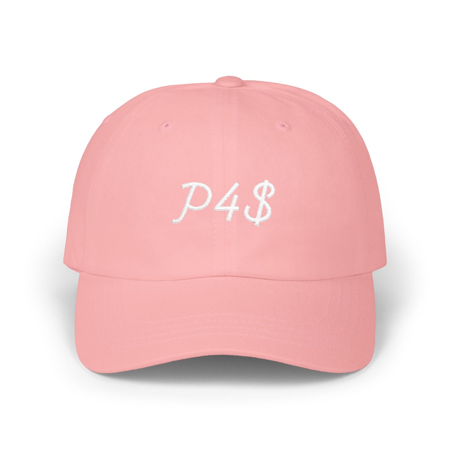Classic Dad Hat - White P4$