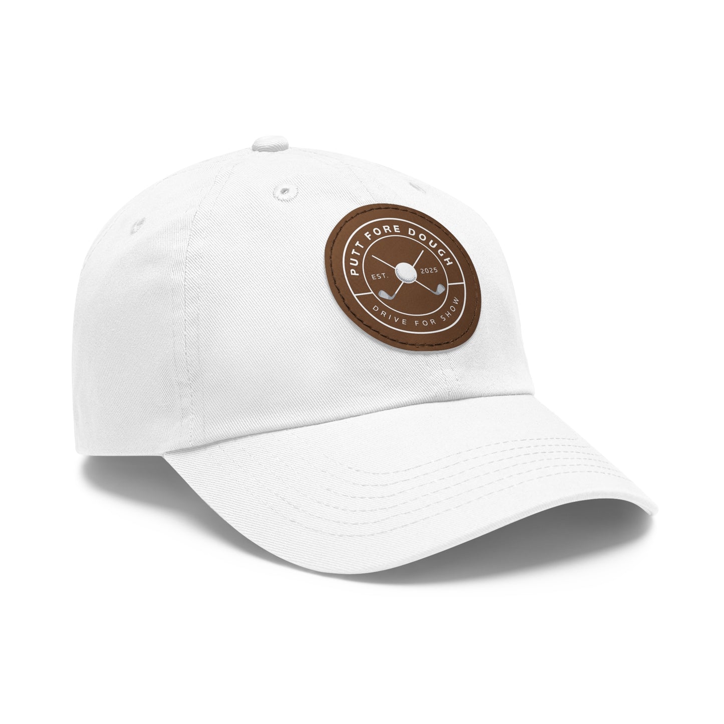 Leather Patch Dad Hat