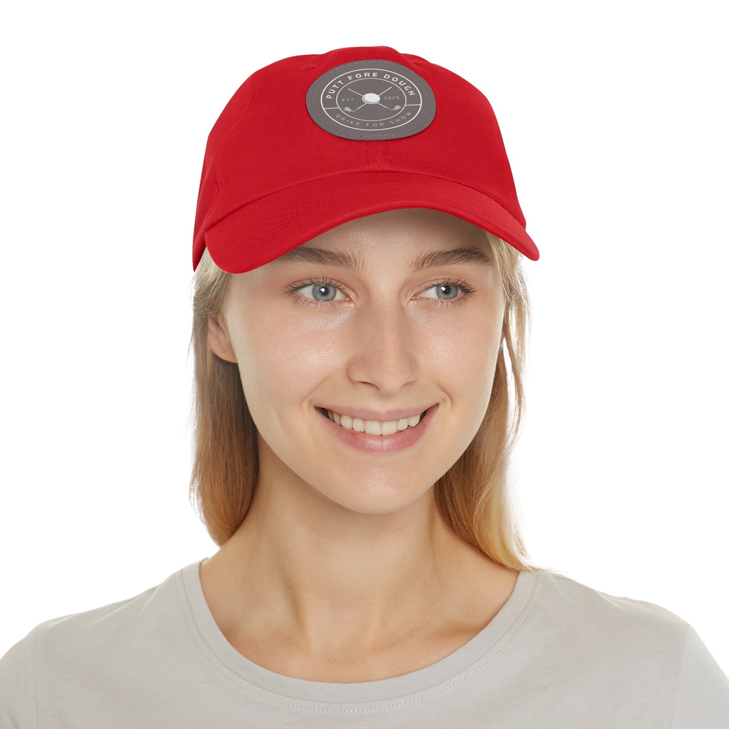 Leather Patch Dad Hat