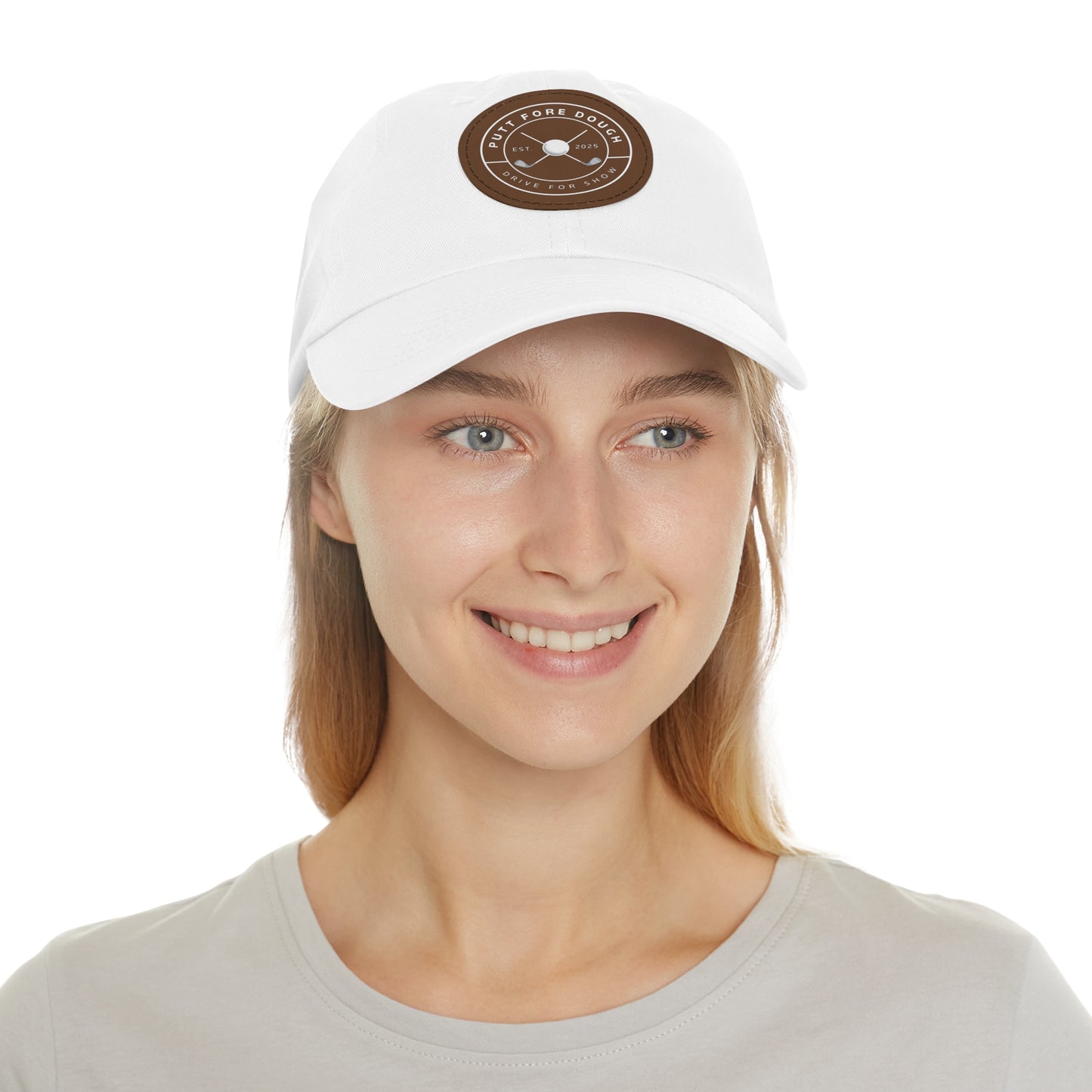 Leather Patch Dad Hat