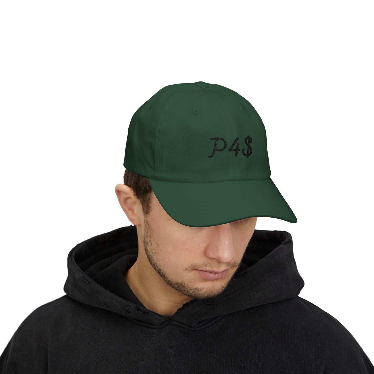 Classic Dad Hat - Black P4$