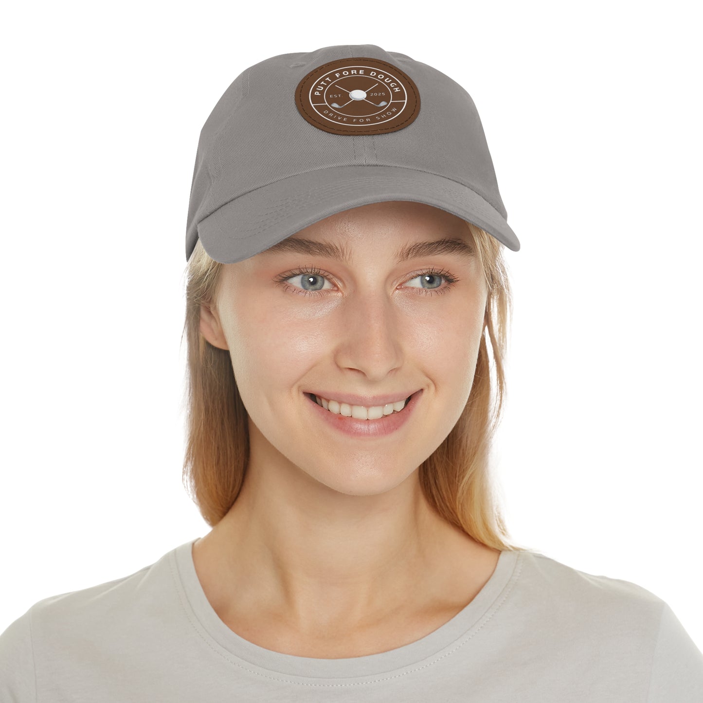 Leather Patch Dad Hat