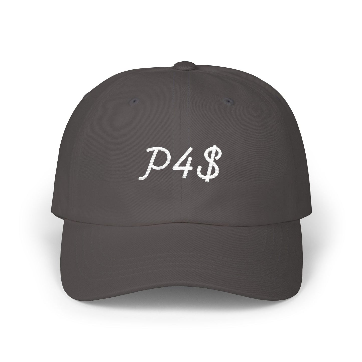 Classic Dad Hat - White P4$