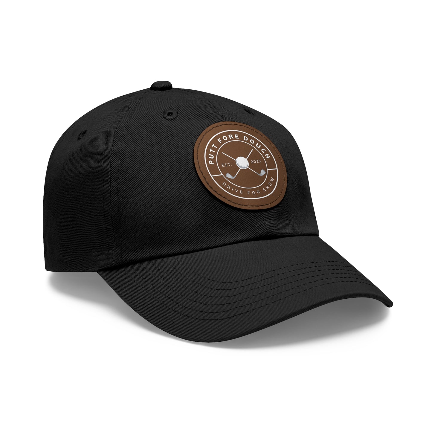 Leather Patch Dad Hat