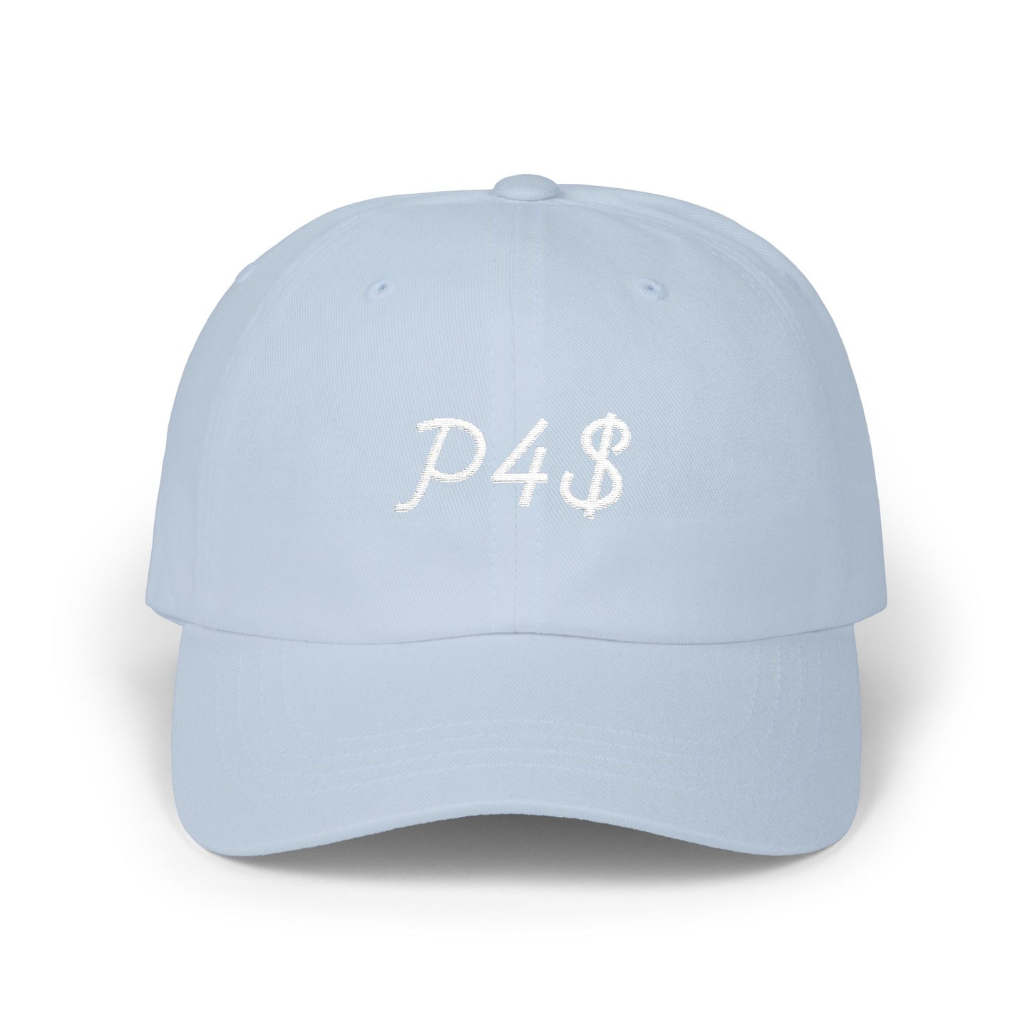 Classic Dad Hat - White P4$