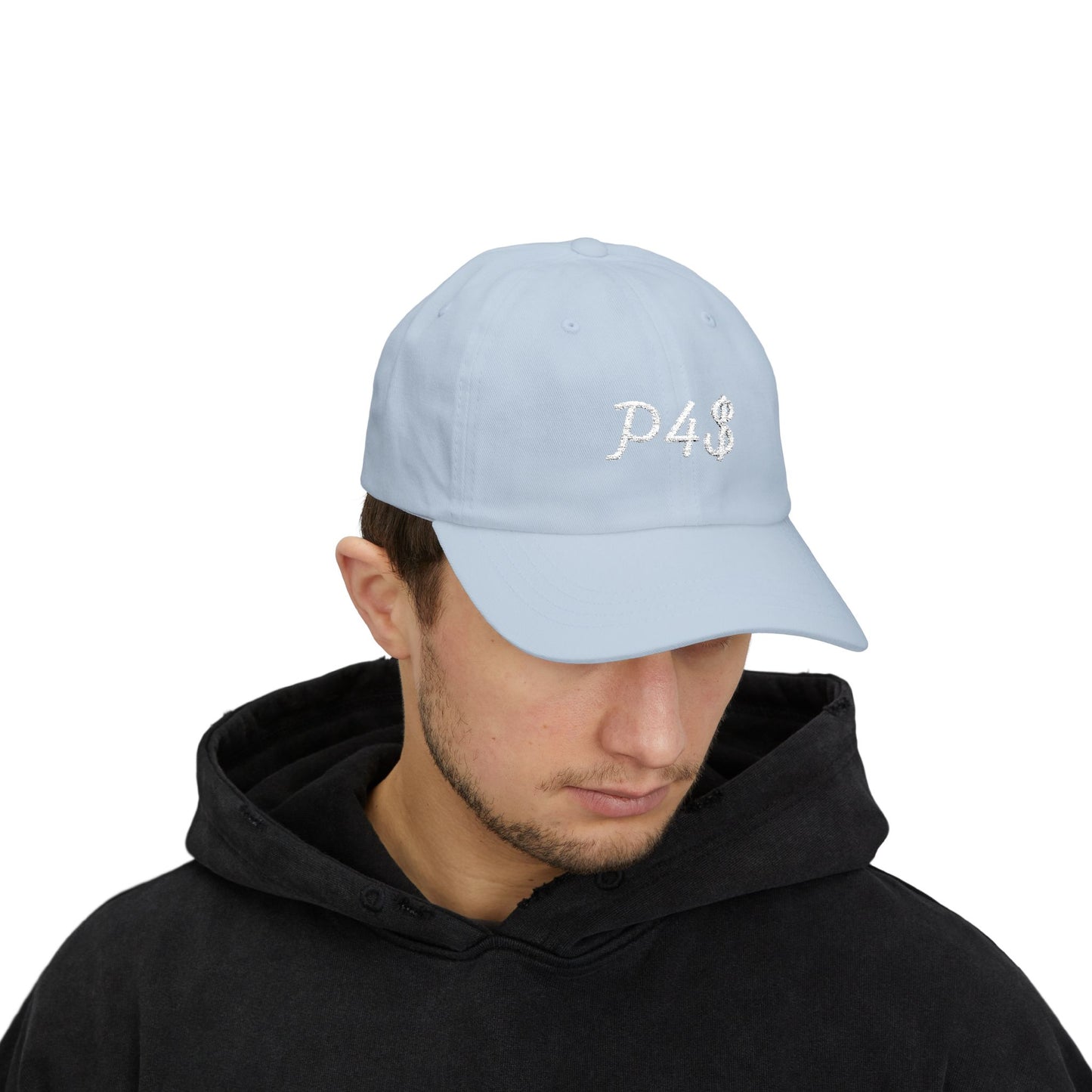 Classic Dad Hat - White P4$