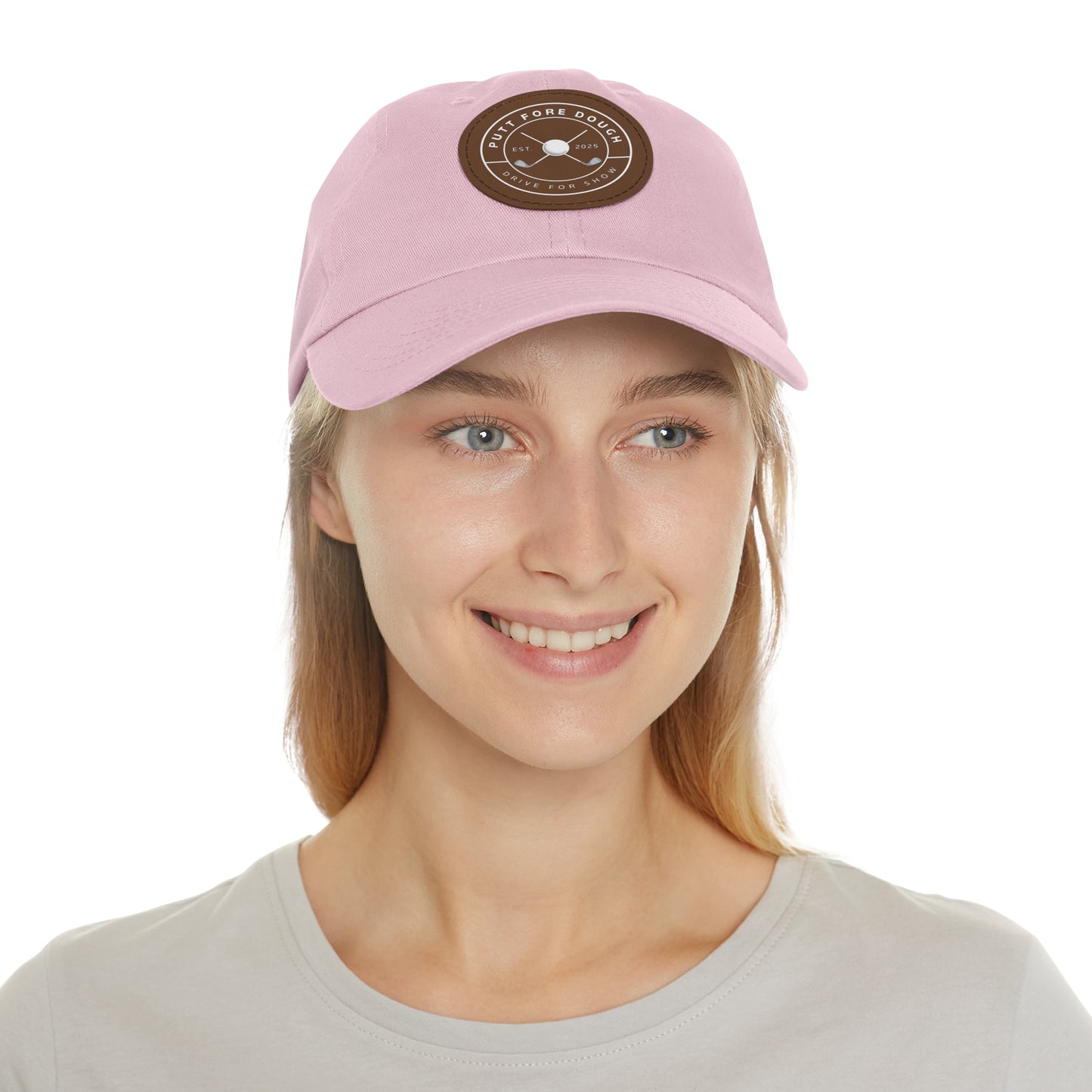 Leather Patch Dad Hat