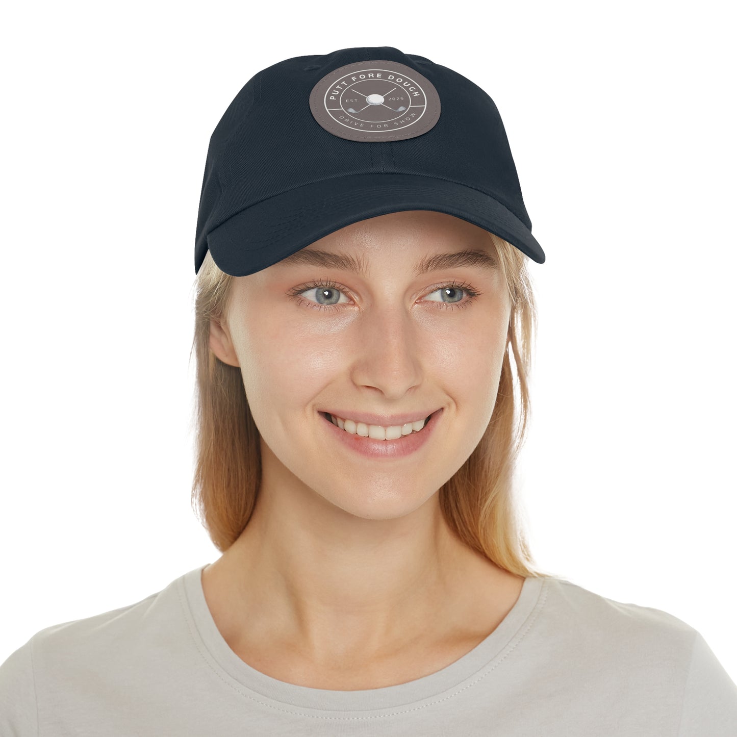 Leather Patch Dad Hat