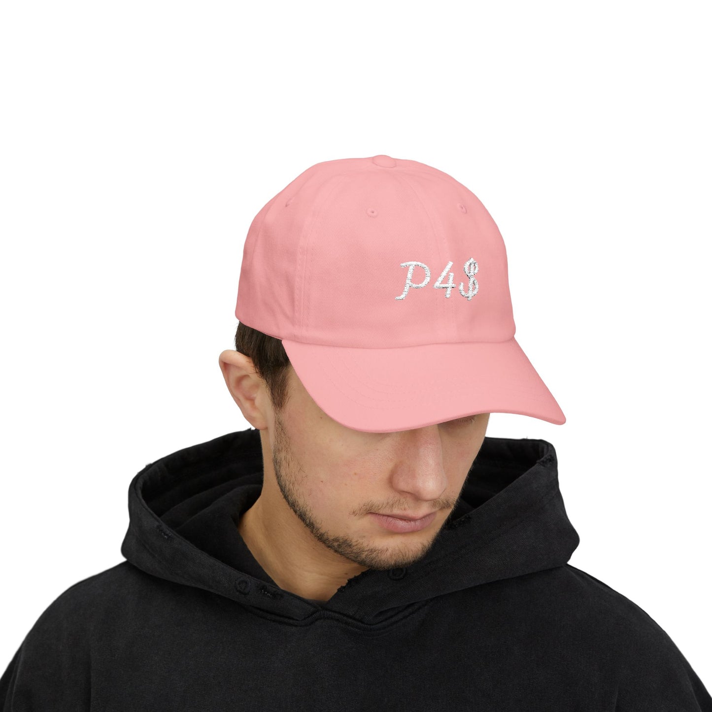 Classic Dad Hat - White P4$