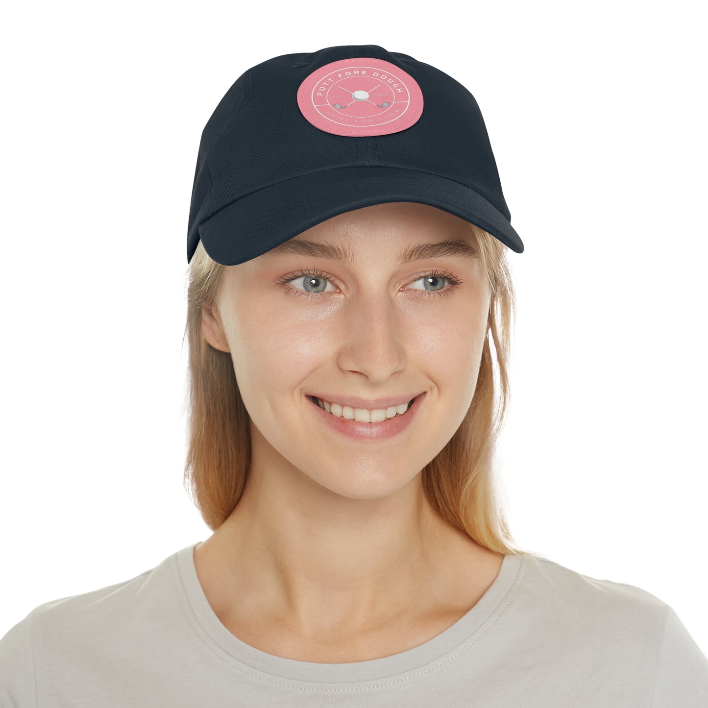 Leather Patch Dad Hat