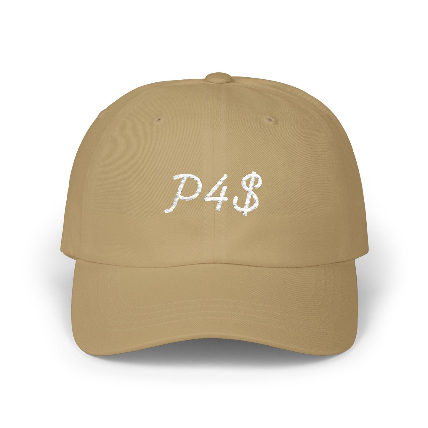 Classic Dad Hat - White P4$