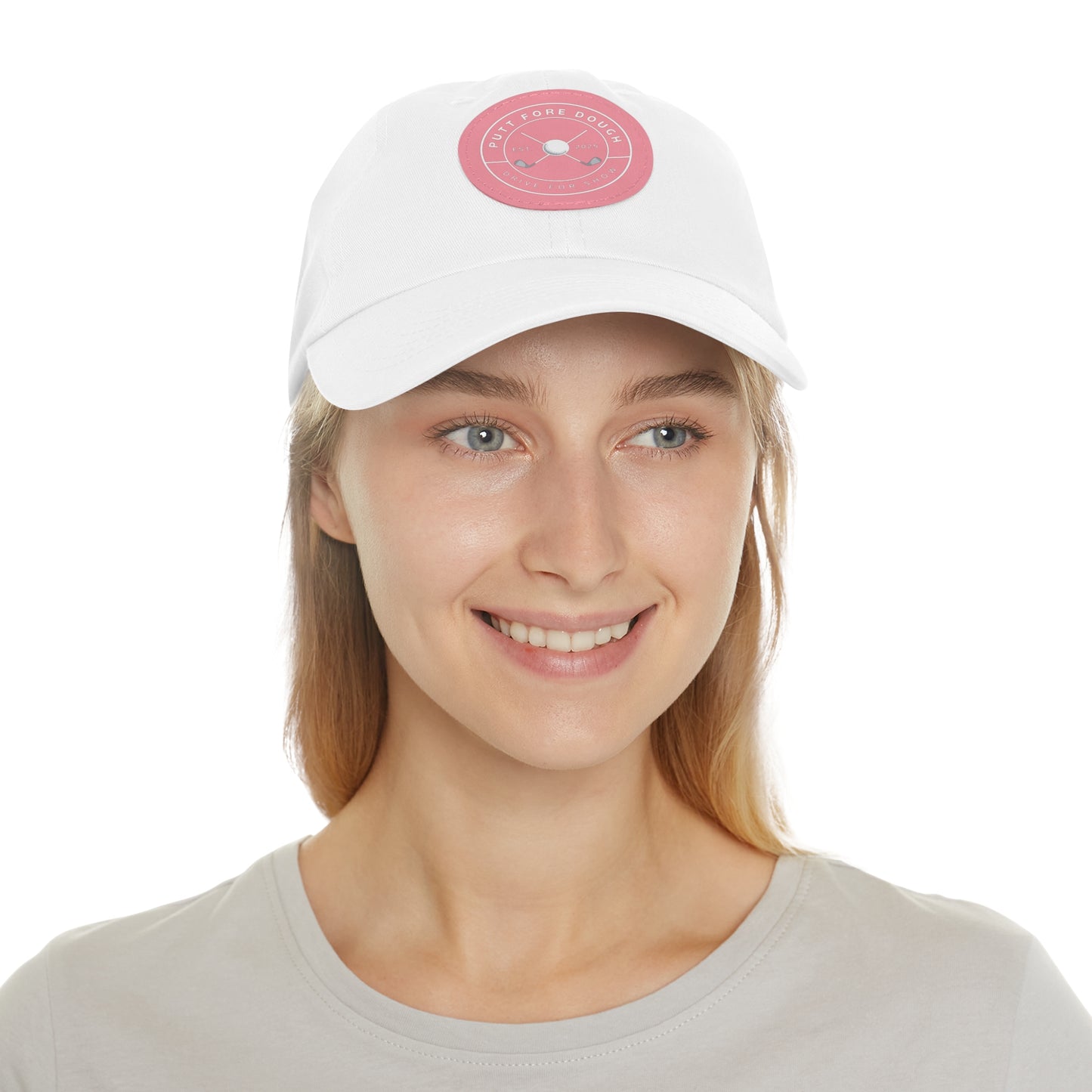 Leather Patch Dad Hat