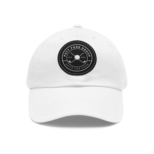 Leather Patch Dad Hat